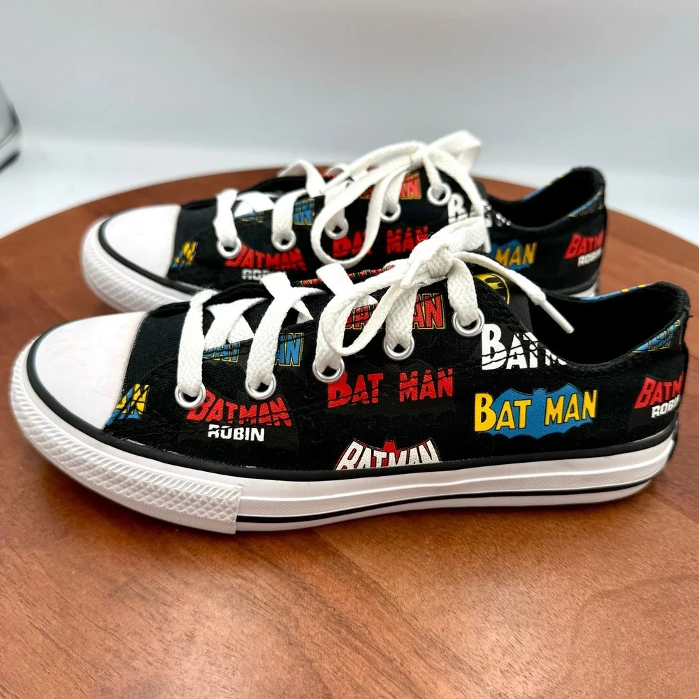 Converse Chuck Taylor All Star Batman 80‎ Years Sneakers Black 367321F Kids 1.5Y